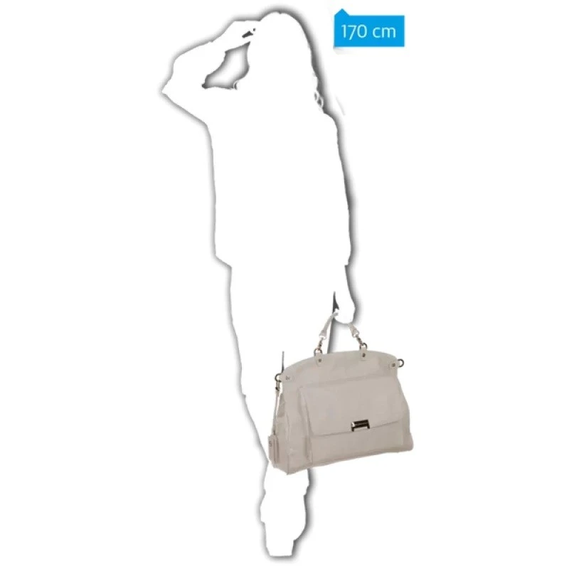 Елегантна дамска чанта, черен цвят